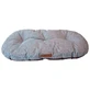 M-Pets (М-Петс) Oleron Oval Cushion – Лежак для собак различных пород и котов; 92x54x15 см (Светло-серый)