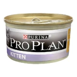 Purina Pro Plan Junior Kitten Chiken - Вологий корм з куркою для кошенят (мус); 85 г