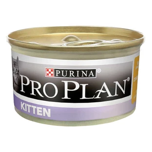 Purina Pro Plan Junior Kitten Chiken - Вологий корм з куркою для кошенят (мус); 85 г