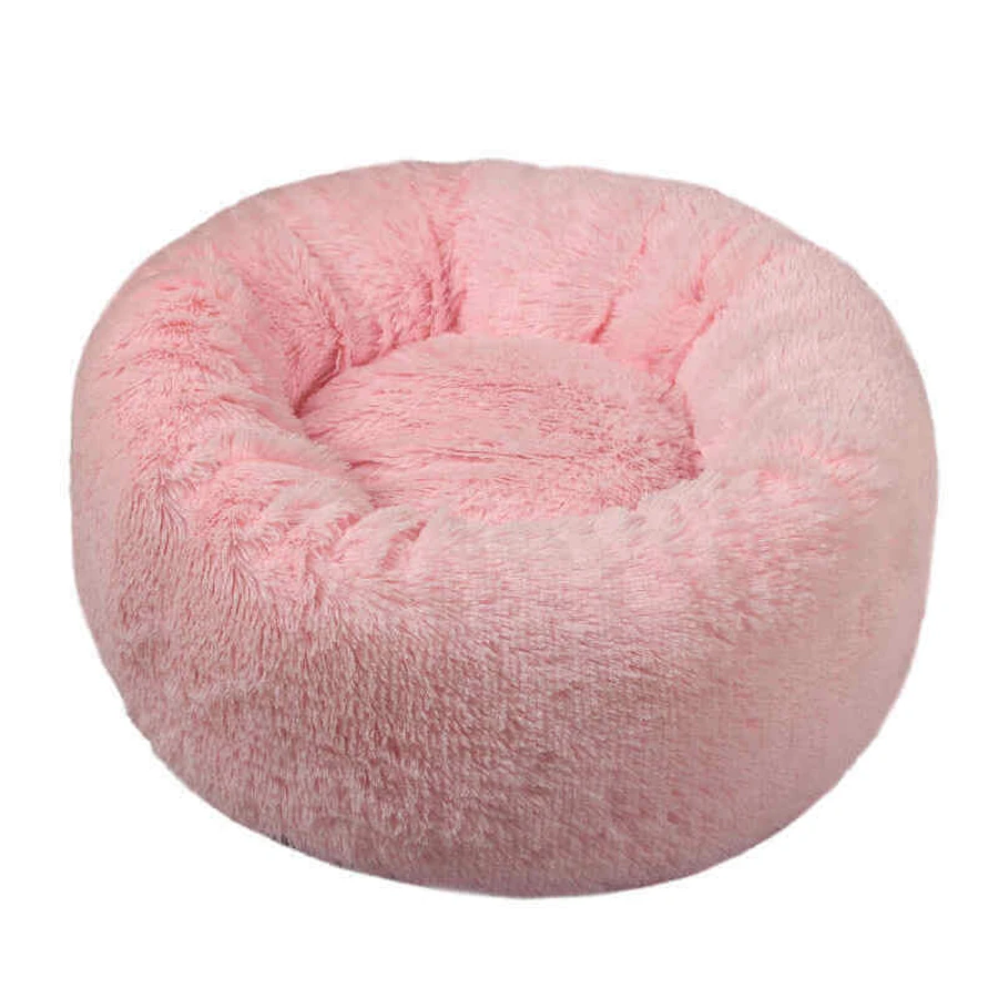 Red Point (Ред Поінт) Donut - Лежак зі знімною подушкою для собак дрібних порід і котів; Ø50 см (Світло-рожевий): ціни та характеристики