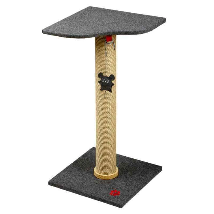 Red Point (Ред Поінт) Scratch Big Shelf - Кігтеточка-стовпчик із великою полицею та іграшкою для котів; 40х40х76 см: ціни та характеристики