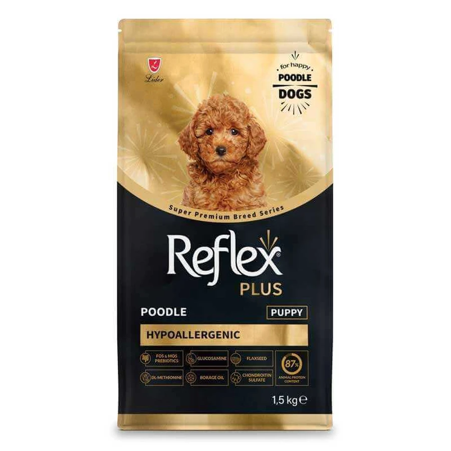 Reflex Plus Poodle Hypoallergenic Puppy - Сухой корм с курицей для щенков породы пудель; 1,5 кг: цены и характеристики