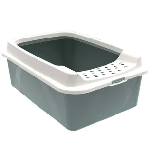 Rotho MyPet (Рото МайПет) Cat Toilet Bonnie ECO – Відкритий туалет для котів з рамкою; 57х39х21 см (Зелений)