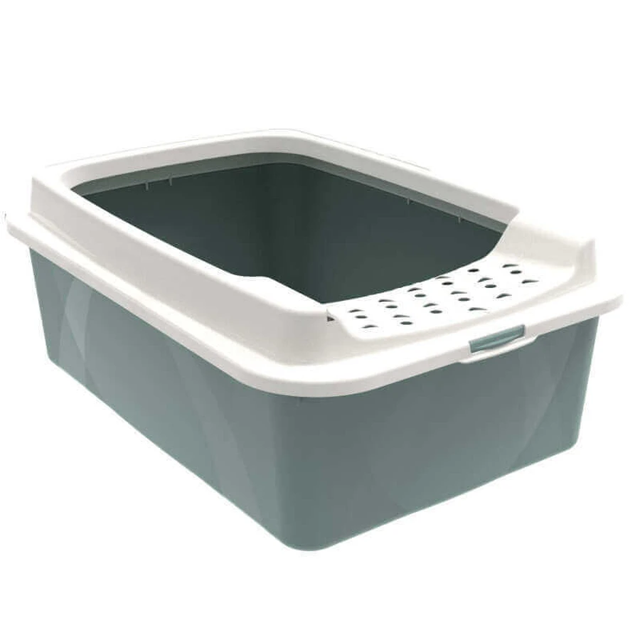 Rotho MyPet (Рото МайПет) Cat Toilet Bonnie ECO – Відкритий туалет для котів з рамкою; 57х39х21 см (Зелений): ціни та характеристики