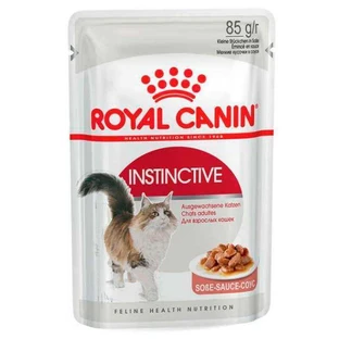 Royal Canin Instinctive - Консервированный корм для взрослых кошек (кусочки в соусе); 85 г