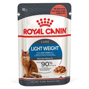 Royal Canin Light Weight Care in gravy - Консервированный корм для котов, предрасположенных к избыточному весу (кусочки в соусе); 85 г