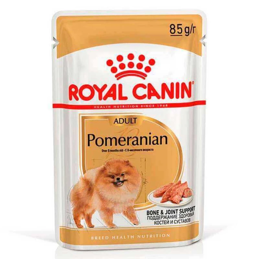 Royal Canin Pomeranian Loaf – Влажный корм с мясом для взрослых собак породы Померанский шпиц (паштет); 85 г: цены и характеристики