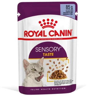 Royal Canin Sensory Taste in Jelly – Вологий корм з м'ясом для дорослих котів, що стимулює смакові рецептори (шматочки в желе); 85 г