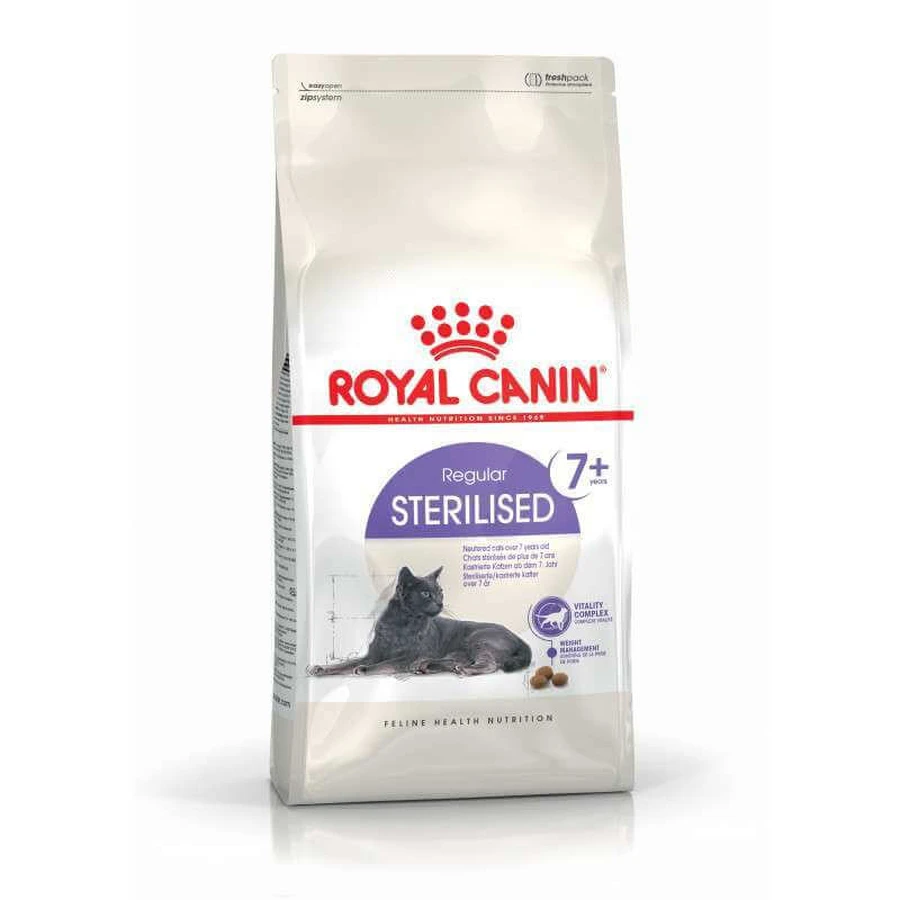 Royal Canin Sterilised 7+ - Сухий повнораціонний корм з птицею для котів і кішок після стерилізації старше 7 років; 1,5 кг: ціни та характеристики