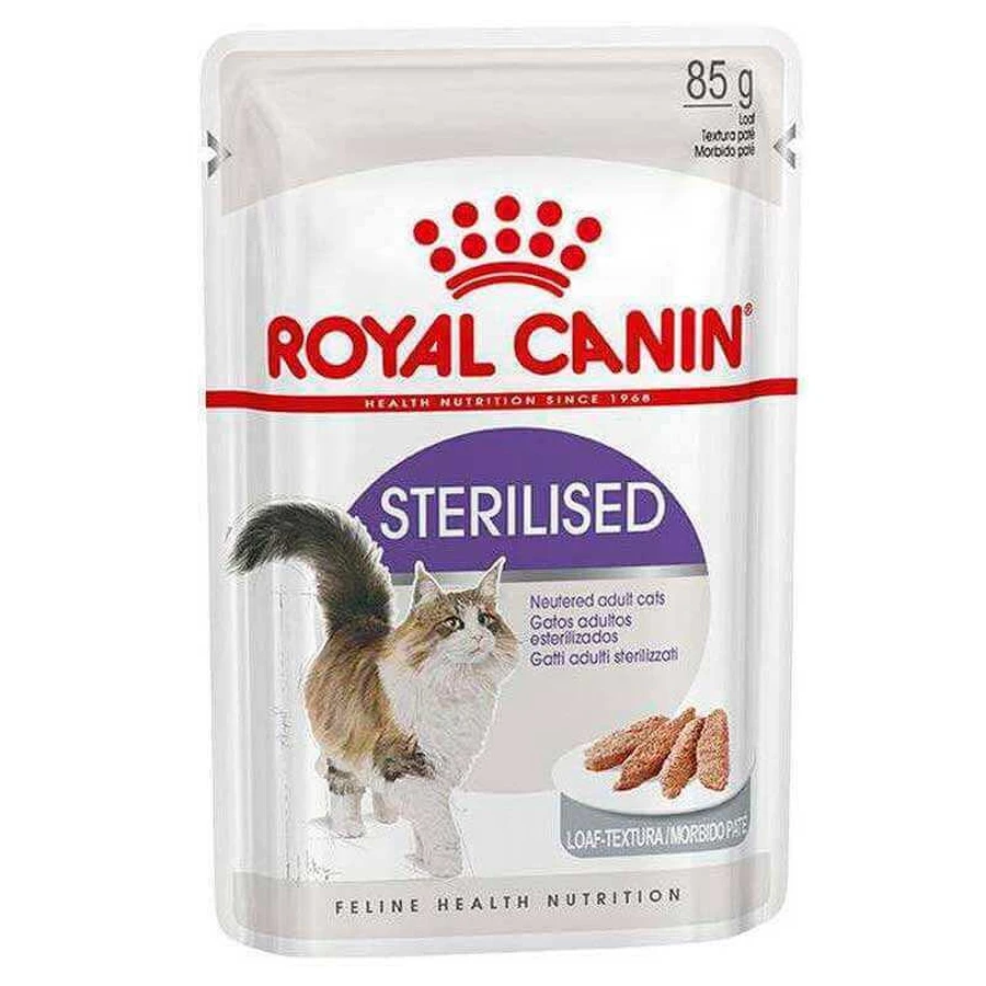 Royal Canin Sterilised Loaf - Консервированный корм для взрослых стерилизованных кошек (паштет); 85 г: цены и характеристики