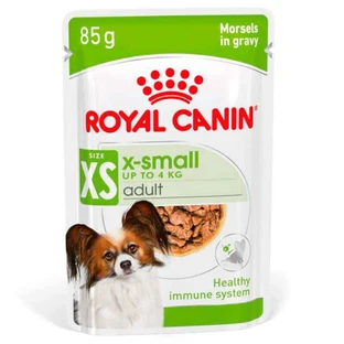 Royal Canin X-Small Adult - Вологий корм з домашньою птицею для дорослих собак (шматочки в соусі); 85 г