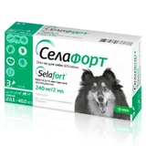 Selafort (Селафорт) by KRKA Краплі від бліх, кліщів і гельмінтів для собак, 240 мг (20-40 кг)