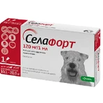Selafort (Селафорт) by KRKA Краплі від бліх, кліщів і гельмінтів для собак, 120 мг (10-20 кг): ціни та характеристики