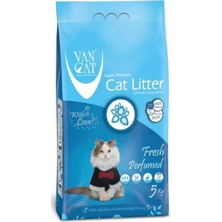VanCat (ВанКэт) Cat Litter Fresh - Бентонитовый наполнитель для кошачьего туалета с ароматом свежести; 5 кг