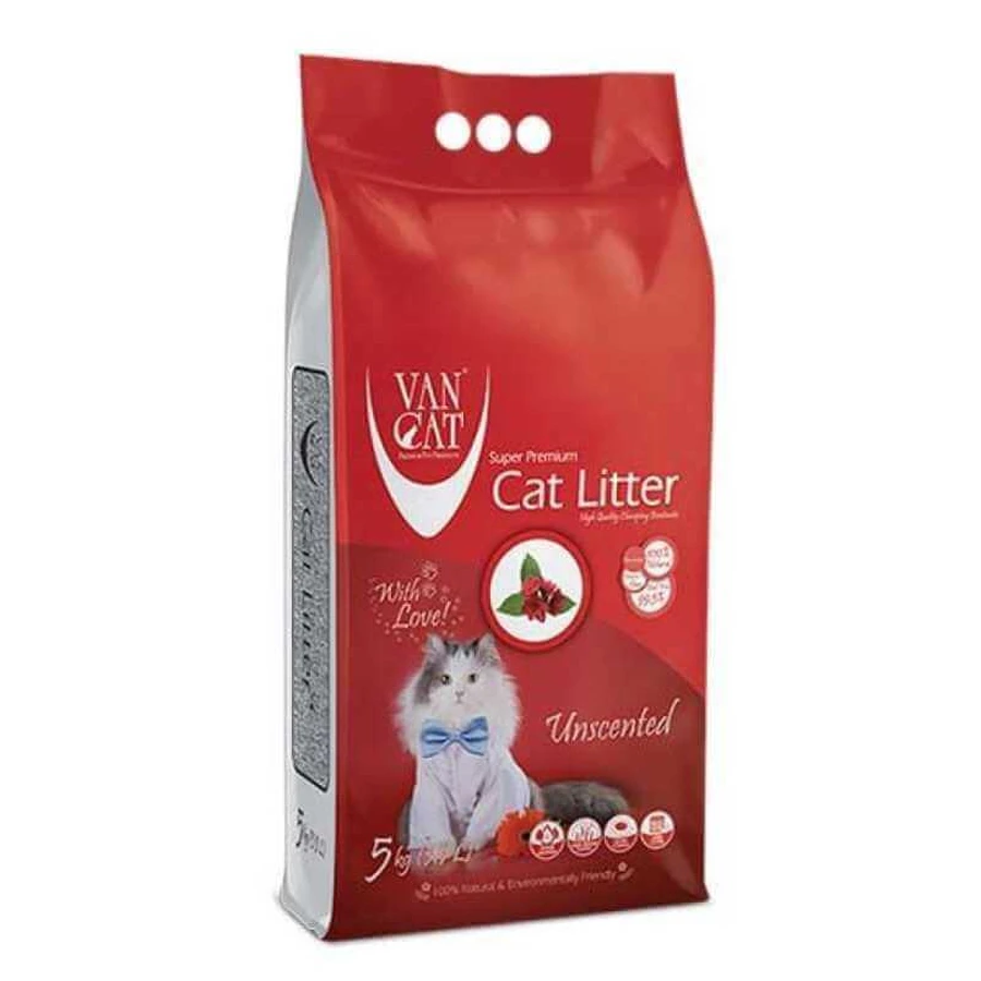 VanCat (ВанКет) Cat Litter Classic - Бентонітовий наповнювач для котячого туалету без аромату; 5 кг: ціни та характеристики