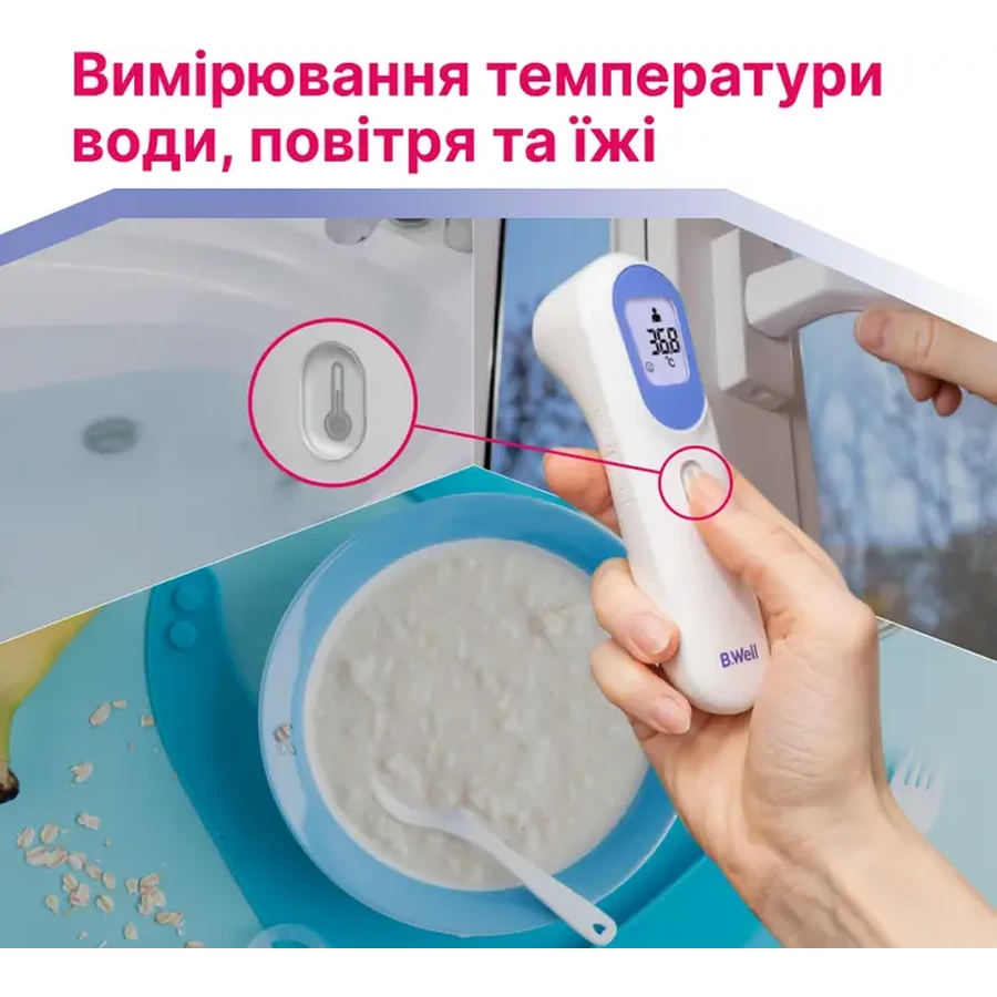 Бесконтактный инфракрасный термометр B.Well TH-7000: цены и характеристики
