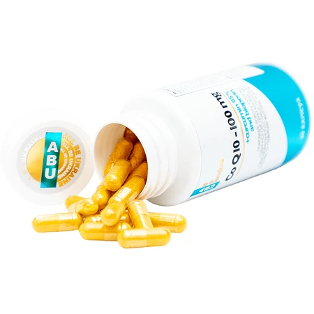 Коензим Q10 з куркуміном і біоперином ABU Co Q10 with curcumin 95% and bioperin, 60 капсул: ціни та характеристики