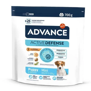 Advance (Едванс) Dog Mini Puppy Chickenamp;Rice - Сухий корм з м'ясом курки і рисом для цуценят малих порід; 700 г