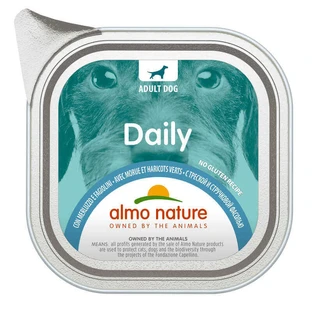 Almo Nature (Альмо Натюр) Daily Adult Dog Cod&Beans - Консервированный корм с треской и фасолью для взрослых собак; 100г