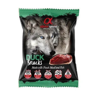Alpha Spirit (Альфа Спирит) Snacks Duck - Полувлажное лакомство для собак с уткой; 50 г