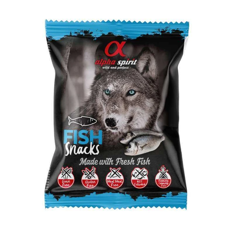 Alpha Spirit (Альфа Спіріт) Snacks Fish - Напіввологий смаколик для собак з рибою; 50 г: ціни та характеристики