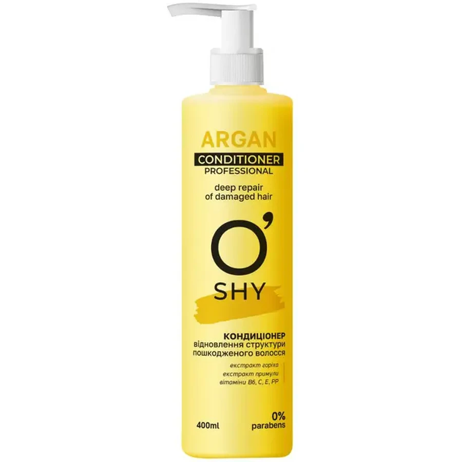 Кондиционер O'Shy Professional Argan Восстановление структуры поврежденных волос 400 мл: цены и характеристики