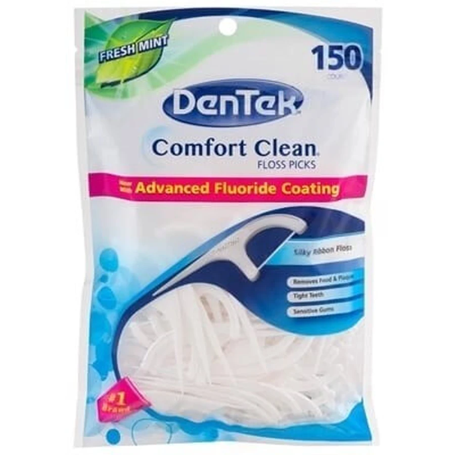 Флос-зубочистки DenTek Comfort Clean Комфортне очищення, №150 : ціни та характеристики