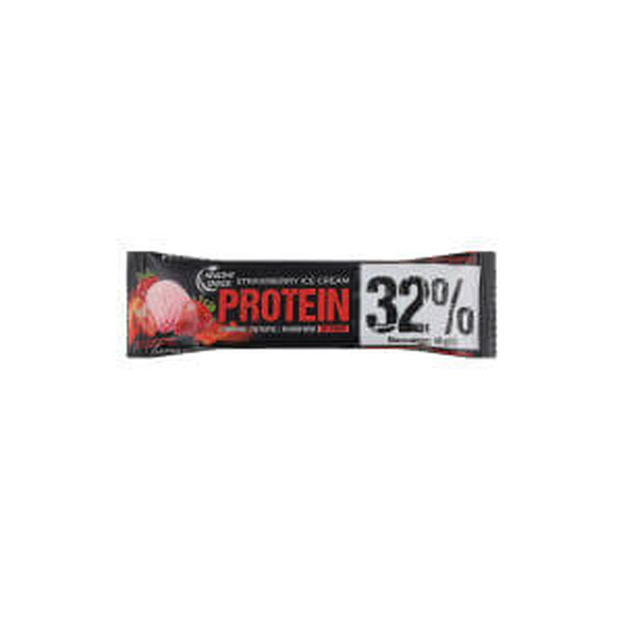Батончик Healthy snack 32% протеїновий зі смаком Полуничне морозиво, 40 г: ціни та характеристики