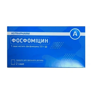 Фосфомицин гранулы д/ор. р-на по 3 г в саше №2