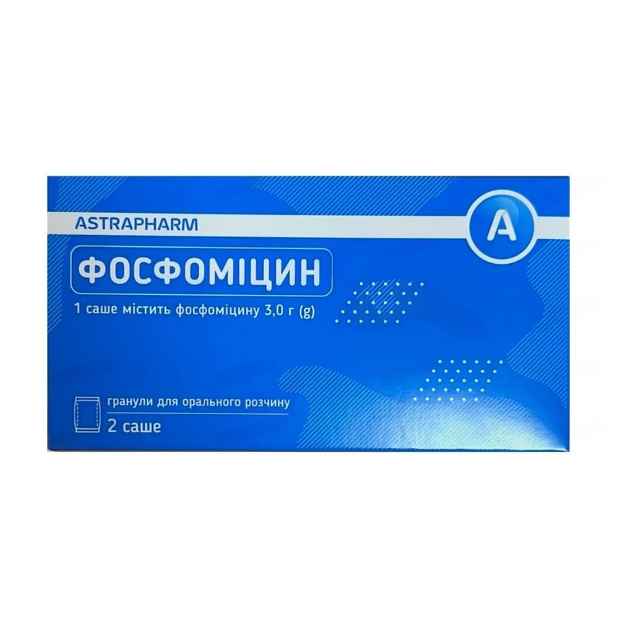 Фосфомицин гранулы д/ор. р-на по 3 г в саше №2: цены и характеристики