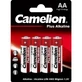 Батарейки Camelion AA алкалінові LR06-BP4 Plus Alkaline №4
