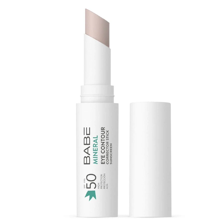 Стік-коректор сонцезахисний для контуру очей Babe Laboratorios SPF50 мінеральний з фізичними фільтрами, 4 г: ціни та характеристики