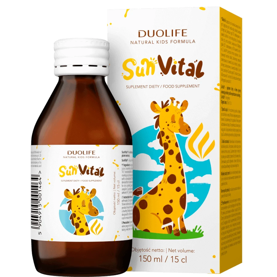 Иммунный сироп DuoLife Sunvital для детей, 150 мл: цены и характеристики