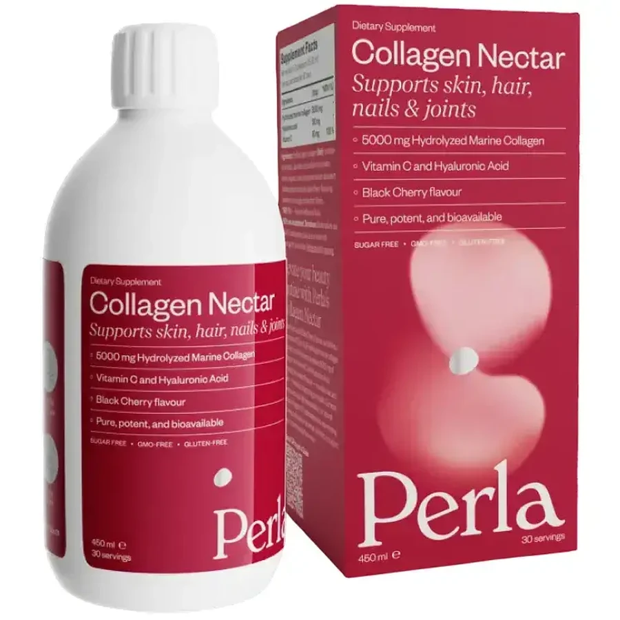 Морской коллаген Perla Helsa Collagen Nectar с витамином С и гиалуроновой кислотой со вкусом черешни, 450 мл: цены и характеристики