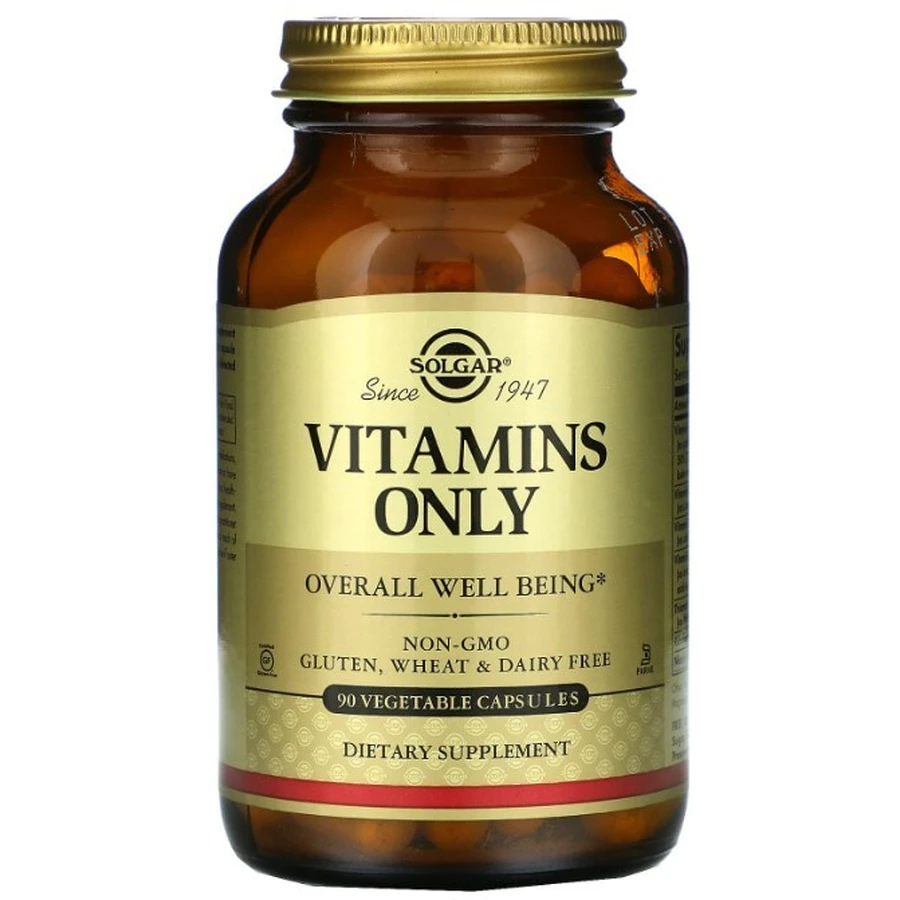 Мультивітаміни Solgar Vitamins Only, 90 вегетаріанських капсул: ціни та характеристики
