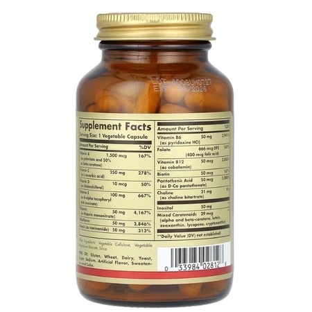 Мультивітаміни Solgar Vitamins Only, 90 вегетаріанських капсул: ціни та характеристики