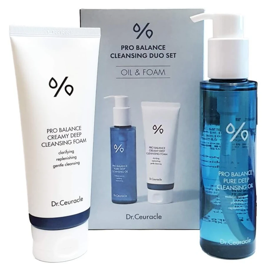 Набір Dr.Ceuracle Pro Balance Cleansing Duo Set для двоетапного очищення шкіри з пробіотиками : ціни та характеристики