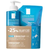 Набір La Roche-Posay Effaclar+ M (Гель-мус для очищення проблемної шкіри, 400 мл + рефіл 400 мл)