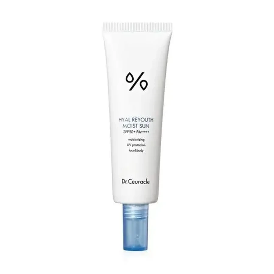 Зволожувальний сонцезахисний крем для обличчя Dr.Ceuracle Hyal Reyouth Moist Sun, SPF 50+ PA++++, 50 мл: ціни та характеристики