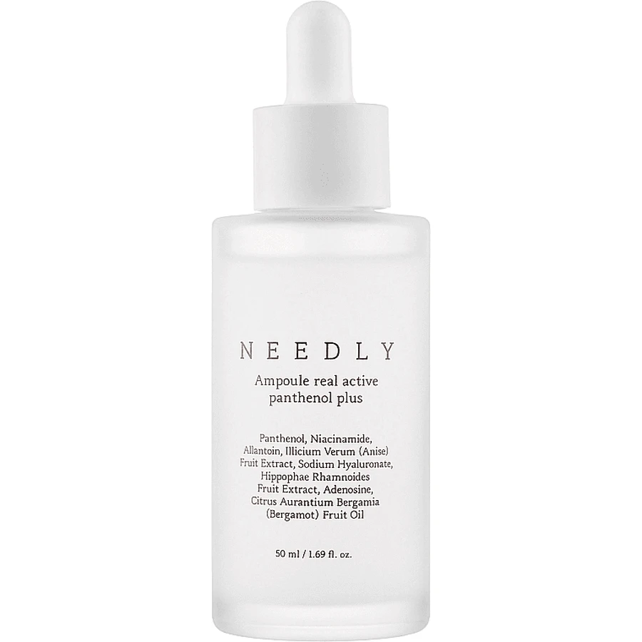 Cыворотка для лица Needly Ampoule Real Active Panthenol Plus с пантенолом, восстанавливающая, 50 мл: цены и характеристики