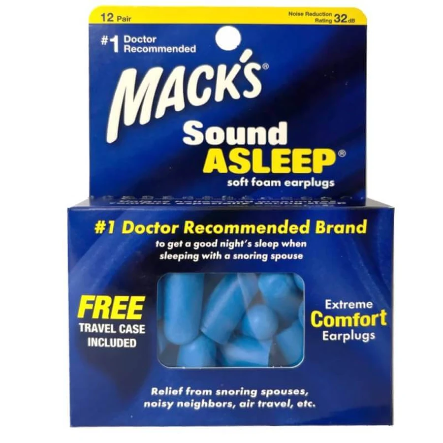 Беруші MACK`S Sound Asleep захист від шуму до 32 дБ 12 пар: ціни та характеристики