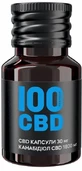 100 CBD-капсули 30 мг, 1800 мг CBD, м'які желатинові №60, у скляній банці