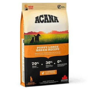 Acana Puppy Large Breed Recipe – Сухий корм з м'ясом курчат для цуценят великих порід; 11,4 кг