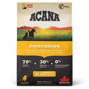 Acana Puppy Recipe – Сухой корм с мясом цыпленка для щенков средних пород; 2 кг