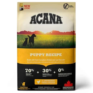 Acana Puppy Recipe – Сухой корм с мясом цыпленка для щенков средних пород; 6 кг