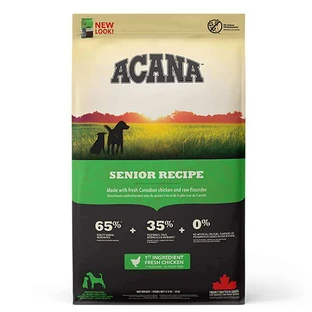 Acana Senior Dog Recipe – Сухий корм c м'ясом курчати для літніх собак; 11,4 кг
