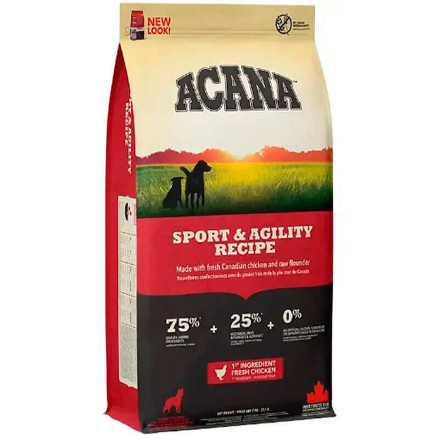 Acana Sport amp; Agility - Сухий корм з м'ясом курчати для активних собак; 11,4 кг: ціни та характеристики