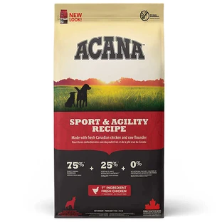 Acana Sport & Agility - Сухой корм с мясом цыпленка для активных собак; 17 кг
