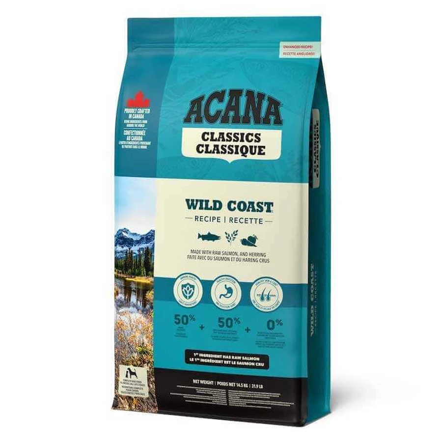 Acana Wild Coast - Сухой корм с рыбой для собак всех пород на всех стадиях жизни; 14,5 кг: цены и характеристики