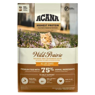 Acana Wild Prairie Cat - Сухой корм с курицей и рыбой для котят и кошек; 4,5 кг